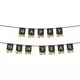 Happy New Year Black and Gold Bunting Garland 135cm