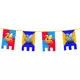 Medieval knight pennant garland 6 m