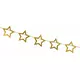 3m gold star cardboard garland