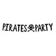Pirates Party Black Cardboard Garland 14cm x 1m