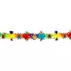 meter paper flower garland
