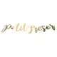 Little Treasure Garland with Metallic Gold Letters 120 cm