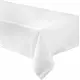 White lined paper tablecloth 137 x 274 cm