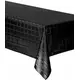 Black damask paper roll tablecloth 6 m