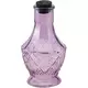 Liten lilla glassampulle 11,5 cm
