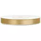 Gold ochre satin ribbon 0.6 cm x 25 m