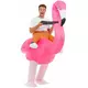 Stort rosa flamingokostyme til voksne
