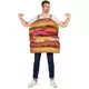 Realistic hamburger costume for adults