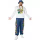 90s hip hop costume for men, Size: Large