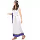 Long purple Roman costume for women