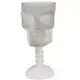 Fosforescerende hodeskalleglass 18 cm