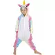 Children's rainbow unicorn jumpsuit costume, Size: 4-6 years (110 cm)