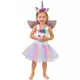 Pastel floral unicorn costume for girls, Size: 10-12 years (130-140 cm)