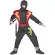 Gul drage ninja-kostyme til gutter, Størrelse: 4–6 år (110–120 cm)