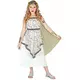 Greek goddess dress costume for girls, Size: 8-10 years (140 cm)