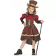 Luxury steampunk costume for girls, Size: 7-9 years (120-130 cm)