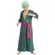 One Piece Zoro-kostyme til barn, Størrelse: 7–8 år (128 cm)
