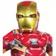 Iron Man plast halvmaske for barn