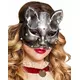 Voksen Steampunk Sølv Katt Ulv
