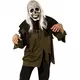 Voksen zombiemaske og parykk