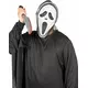 Black and white plastic mask adult psychopath killer