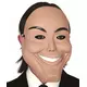 Smilende psykopatmaske