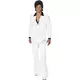 White disco costume for men, Size: X-Large