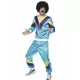 Adult 80s blue jogging suit, Size: X-Large