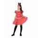 Red polka dot mouse costume for girls, Size: 5-6 years (115/130 cm)