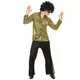 Men's Gold Sequin Disco Costume, Size: Small