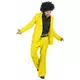 Adult yellow disco costume, Size: X-Large