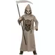 Halloween children's skeleton grim reaper costume, Size: 11-13 years (158 cm)