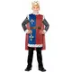 Medieval king costume for boys, Size: 7-9 years (130/143 cm)