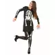 Halloween-skjelettkostyme til kvinner, Størrelse: Large