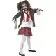 Zombie schoolgirl costume for girls Halloween, Size: 13-15 years (152/163 cm)