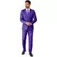 Mr. Solid lilla dress til menn Suitmeister, Størrelse: Large (EU 52-54)