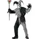 Svarte menn Halloween Harlekinklovnkostyme, Størrelse: XX-Large