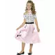 50s Miss Girly Costume for Girls, Size: 12-14 years