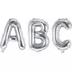 32 cm silver letter foil balloon, Size: Y