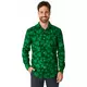 Suitmeister herreskjorte med kløvermotiv fra St. Patricks dag, Størrelse: X-Large (EU 56-58)