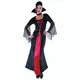 Red and black vampire costume for women, Size: L