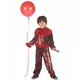 Boys' Red Terrifying Clown Costume, Size: 7-9 years (120-130 cm)
