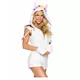 Women's llama romper costume, Size: Medium (40-42)