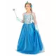 Blue Ice Princess Costume and Accessories for Girls, Size: 8-10 years