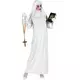 Plus Size Women's White Nun Ghost Costume, Size: XXX-Large