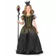 Evil Black Queen Costume for Girls, Size: 4-6 years (110-120 cm)