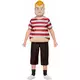 Pugsley Addams-familien kostyme til barn, Størrelse: 4–6 år (115/128 cm)