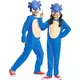 Basic Sonic costume for children, Size: 5-6 years (109 - 126 cm)