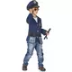Children's police officer costume with accessories, Size: 3-4 years (92-104 cm)