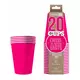 20 amerikanske rosa resirkulerbare pappkopper 53 cl, bilde 2